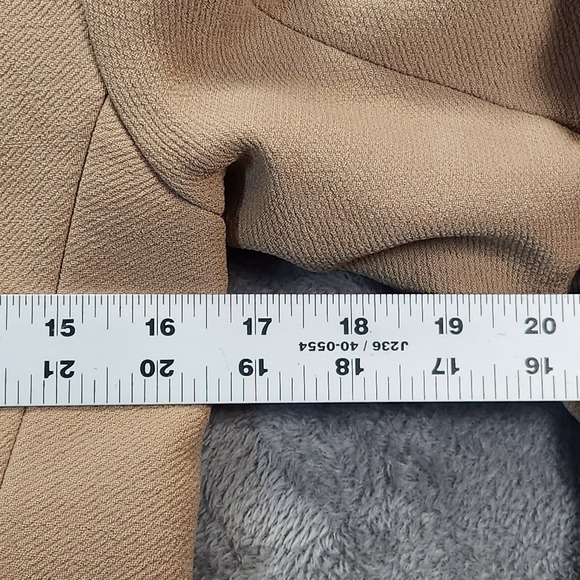 J Crew Topcoat Womens Small Petite Beige Camel Chiara Wool Cashmere Double Face - Picture 7 of 15